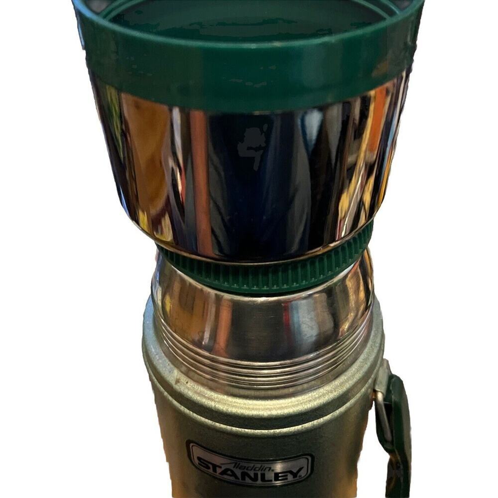 Vintage Stanley Aladdin Thermos A-1350B 24 Oz. Wide Mouth RH-96 Handle #135 Cup - Picture 5 of 6